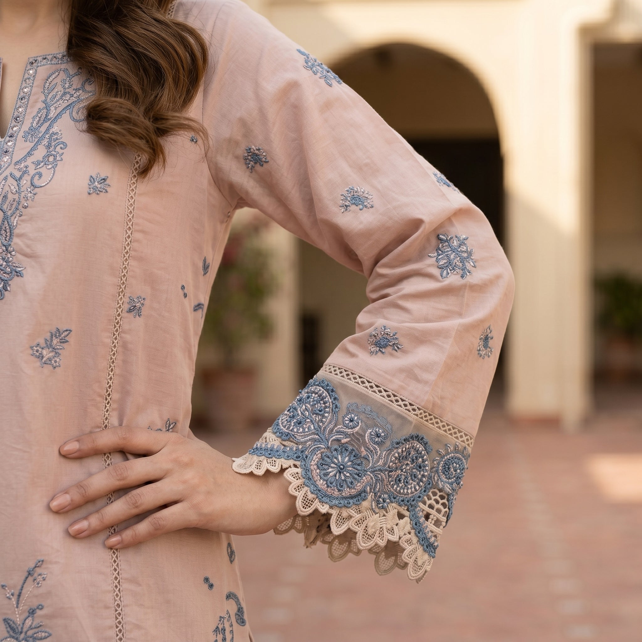 Mirha’s Collection by Nida: 3-Piece Embroidered Lawn Suite