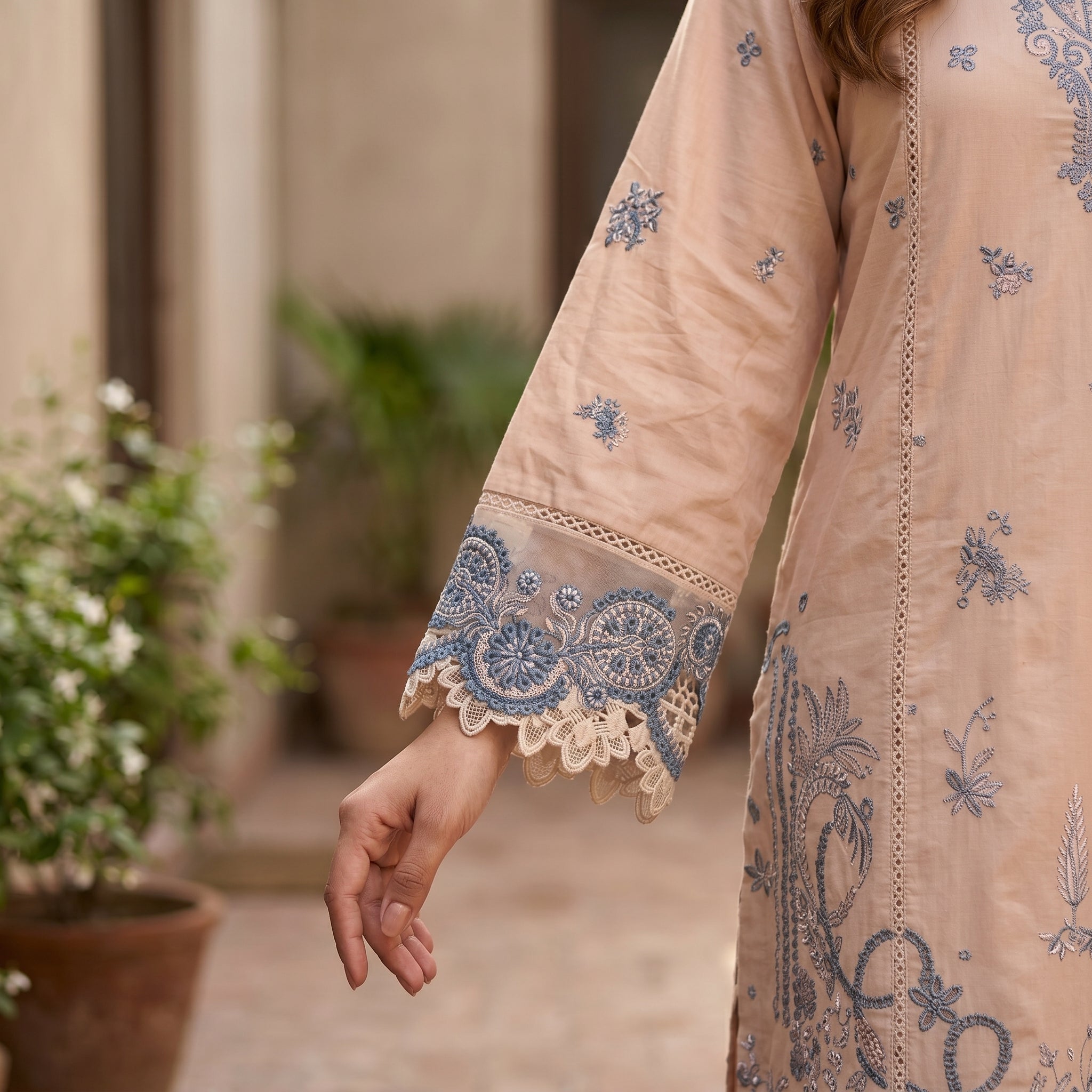 Mirha’s Collection by Nida: 3-Piece Embroidered Lawn Suite