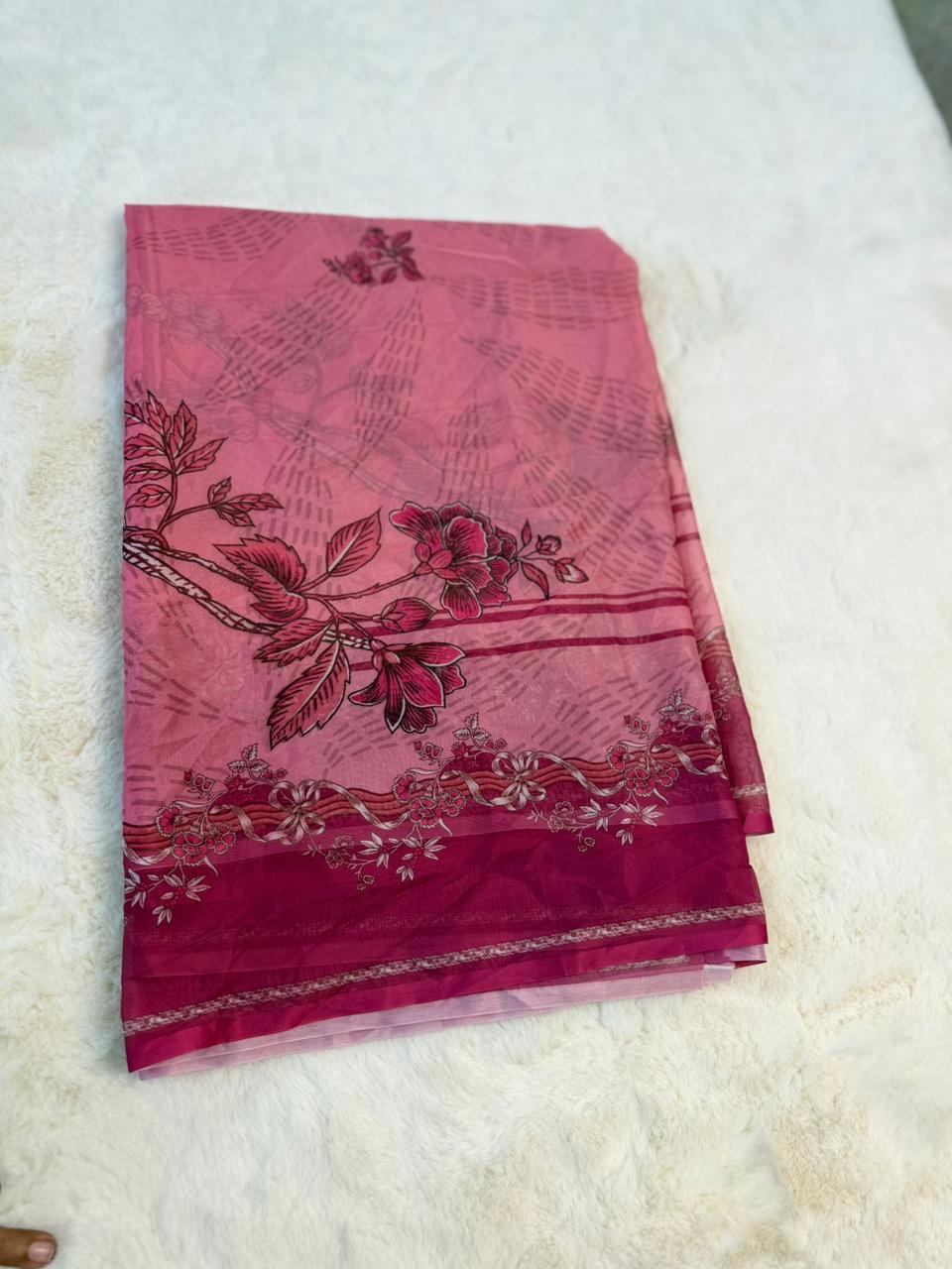 Imrozia Designer Silk Dupatta – Elegant & Lightweight