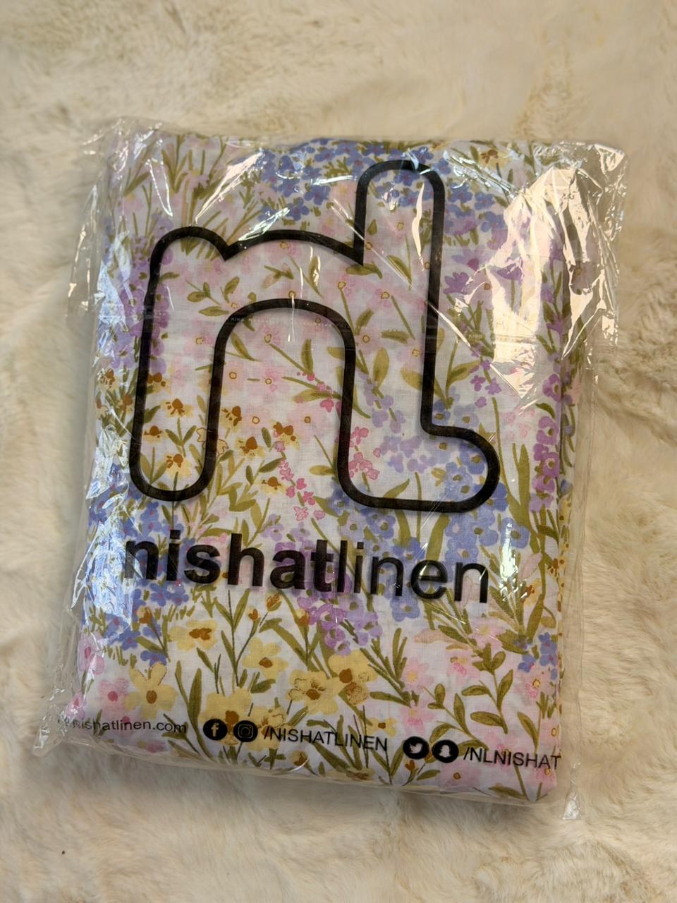 Nishat King Size Bedsheet Cotton – Stylish & High Quality