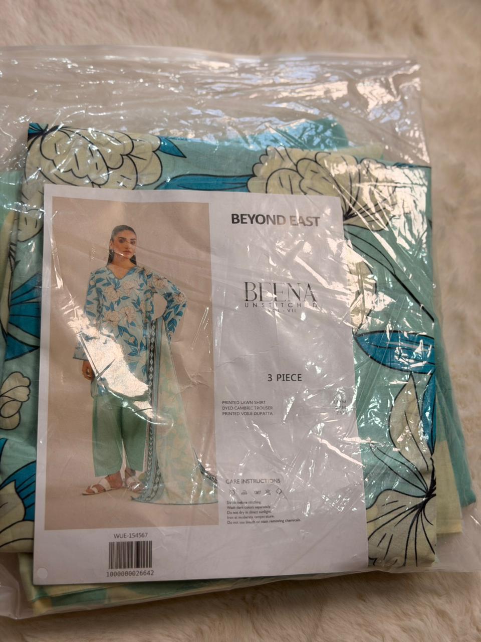 Beyond East Lawn 3PC Suit – Soft & Stylish