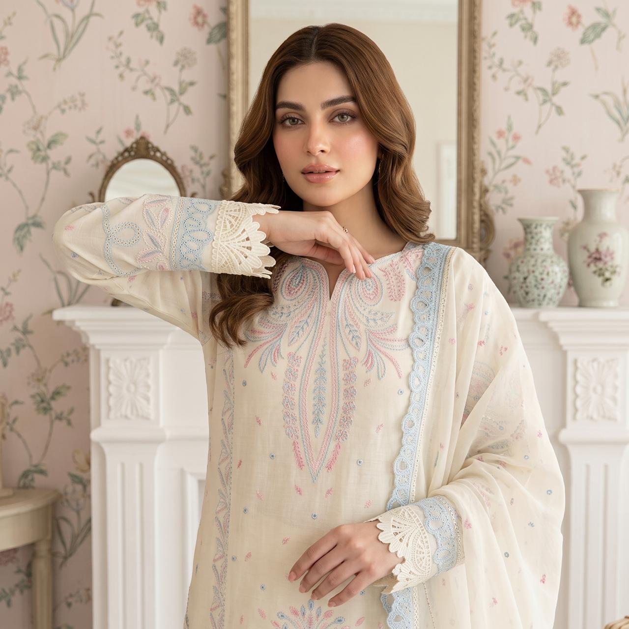 ILLHAM | Premium 3-Piece Suit – Mirha's Collection by Nida