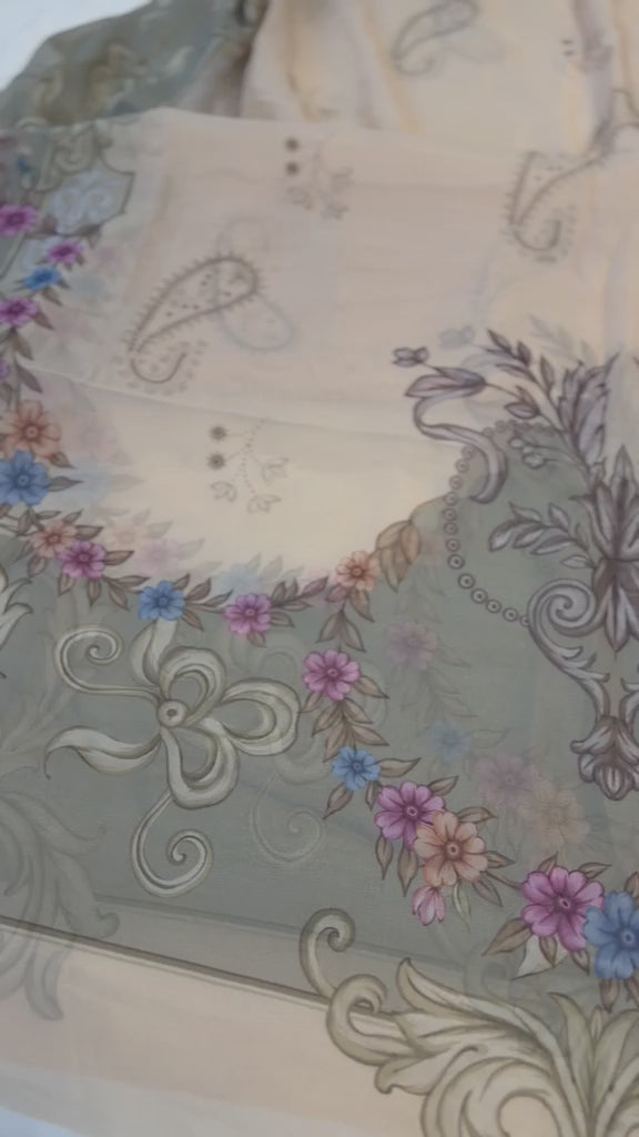 Imrozia Designer Silk Dupatta – Elegant & Lightweight