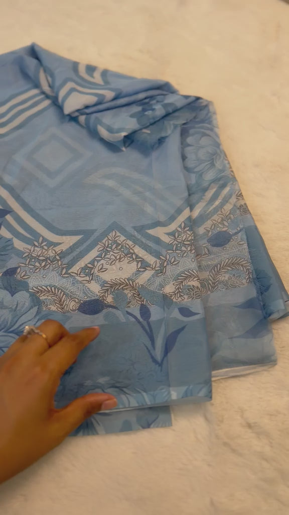 Imrozia Designer Silk Dupatta – Elegant & Lightweight