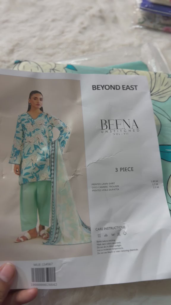 Beyond East Lawn 3PC Suit – Soft & Stylish