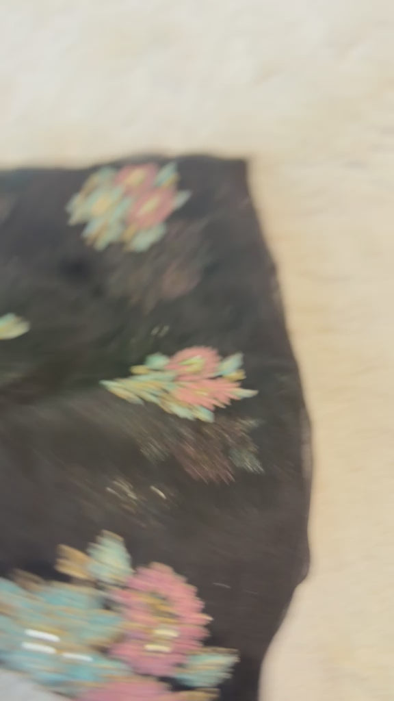 Maria B Organza Embroidered Shirt