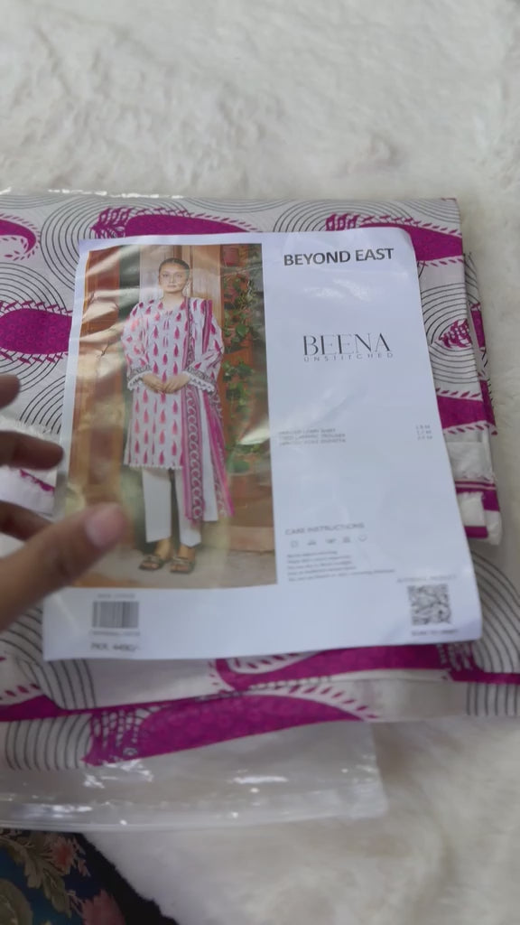 Beyond East Lawn 3PC Suit – Soft & Stylish