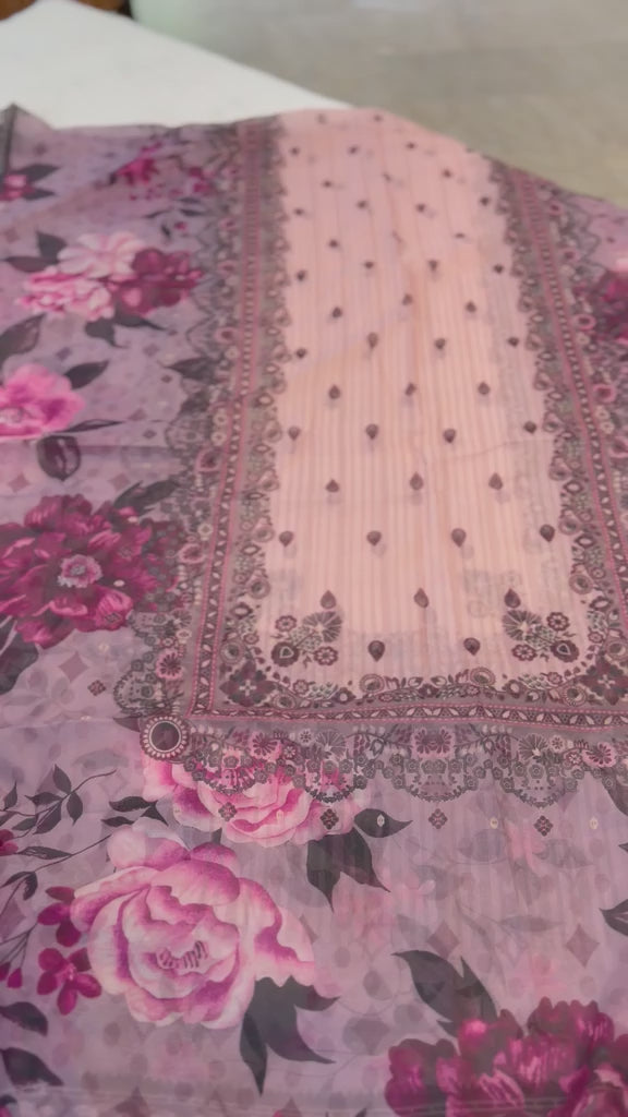 Imrozia Designer Silk Dupatta – Elegant & Lightweight