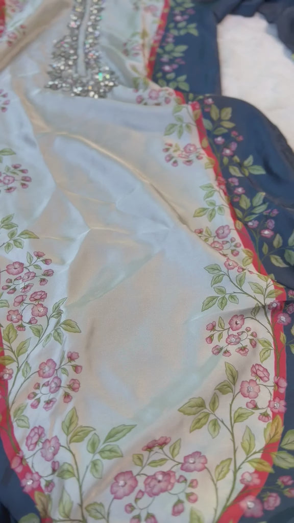Imrozia Leftover 3PC Silk Suit