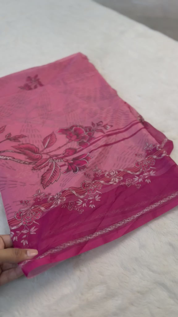 Imrozia Designer Silk Dupatta – Elegant & Lightweight